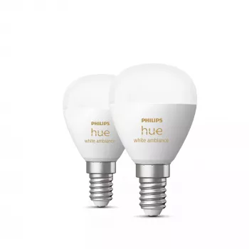 Philips Hue White Ambiance Lustre – E14 inteligentná žiarovka – balenie 2 ks