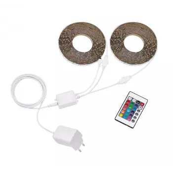Philips súprava RGB LED pásika, 30 m, 230 V, stmievateľná, IP20, s diaľkovým ovládačom