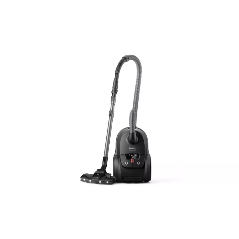 Podlahový vysávač Philips 8000 Series XD8122/10 — 900 W, 4 L vrecko na prach, HEPA filter, čierna