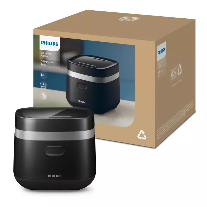 Philips 3000 series HD3090/80 elektrický tlakový hrniec čierny 436 W