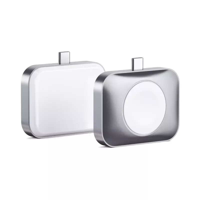 Nabíjačka pre mobilné zariadenia Satechi ST-UC2WCDM USB bezdrôtové nabíjanie headset smartwatch strieborná biela