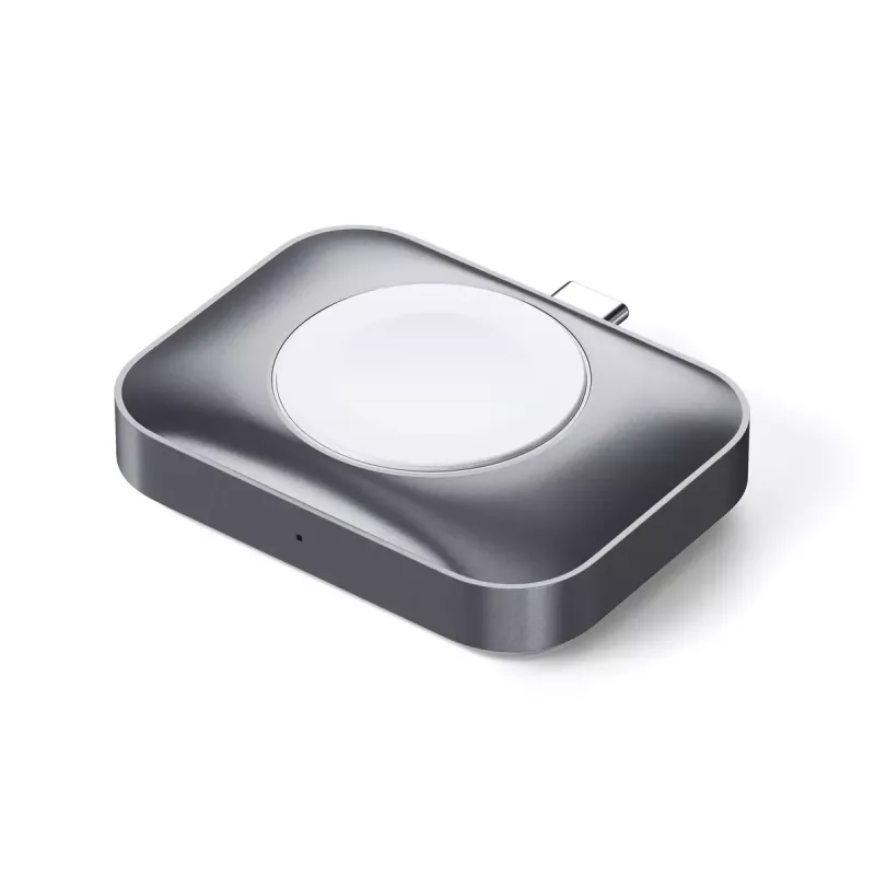 Nabíjačka pre mobilné zariadenia Satechi ST-UC2WCDM USB bezdrôtové nabíjanie headset smartwatch strieborná biela