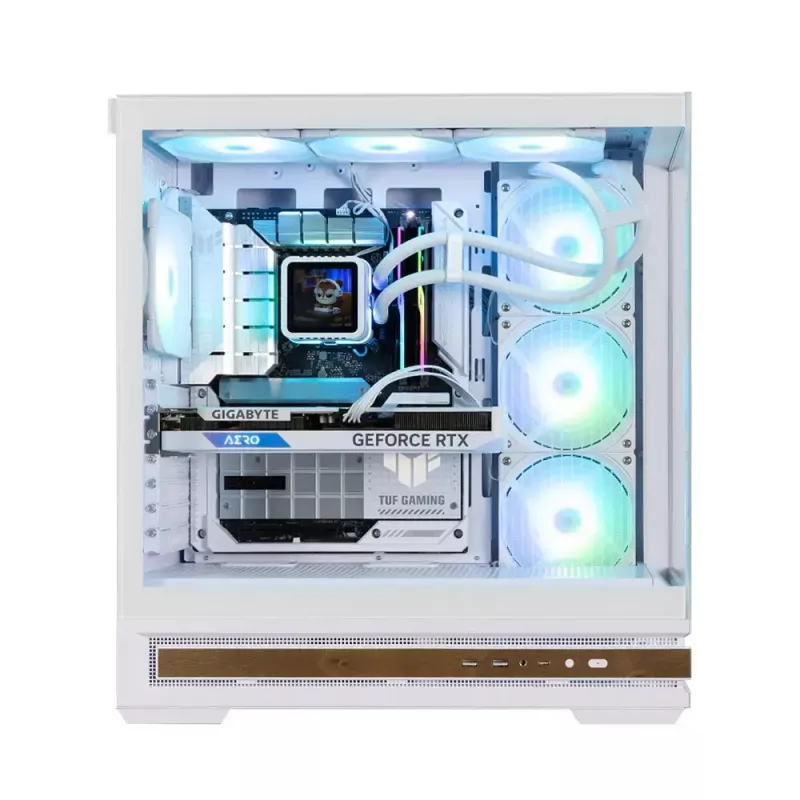 PC skriňa Zalman P40 NAMU WHITE Midi Tower biela