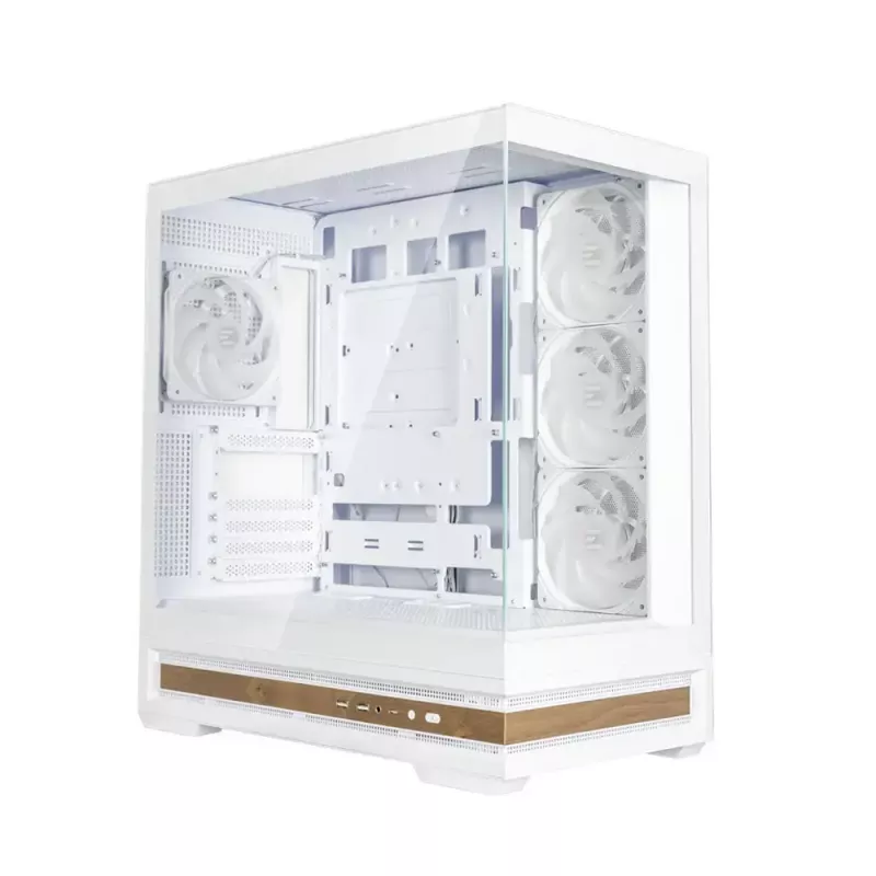 PC skriňa Zalman P40 NAMU WHITE Midi Tower biela