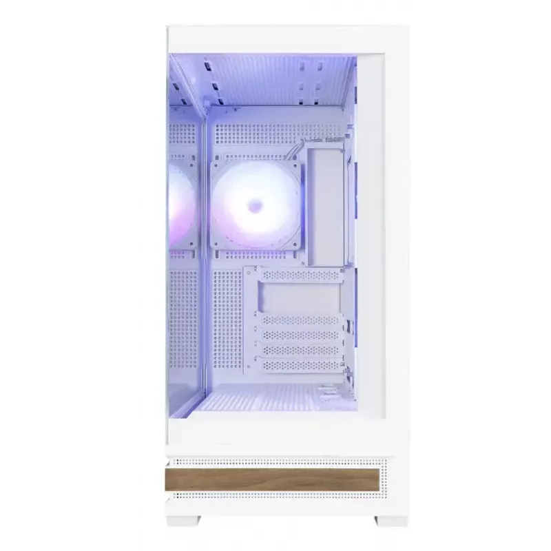PC skriňa Zalman P40 NAMU WHITE Midi Tower biela
