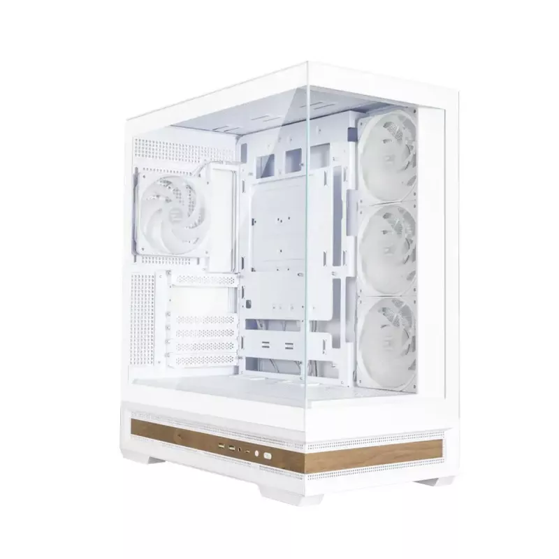 PC skriňa Zalman P40 NAMU WHITE Midi Tower biela