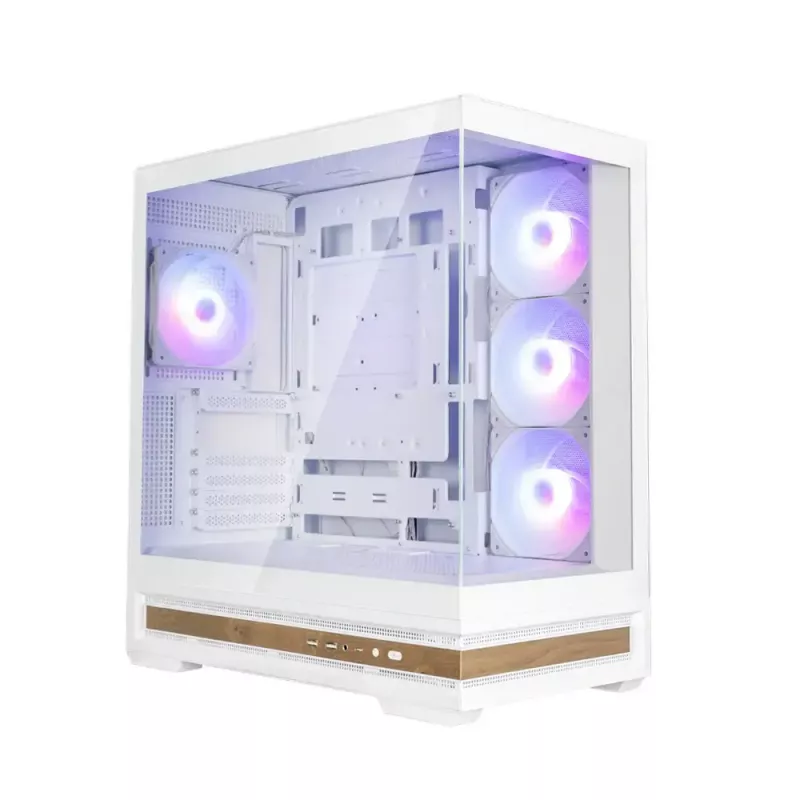 PC skriňa Zalman P40 NAMU WHITE Midi Tower biela