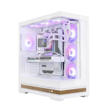 PC skriňa Zalman P40 NAMU WHITE Midi Tower biela