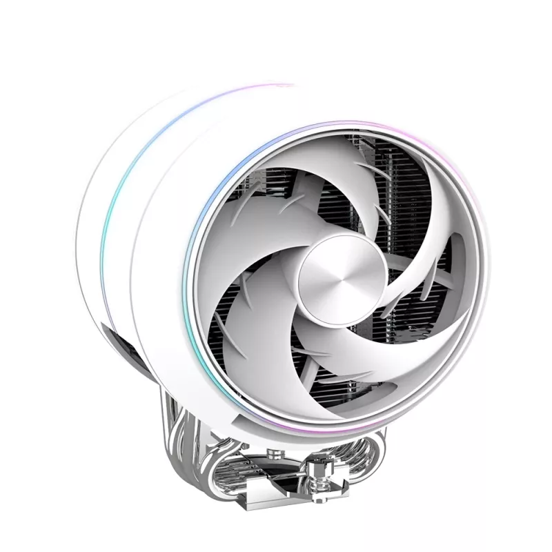 CPU chladič ZALMAN ZET5 WHITE s 120-mm ventilátorom a RGB osvetlením