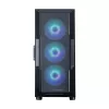 ZALMAN PC skriňa i3 NEO V2 Mid Tower, ARGB ventilátory x4, čierna
