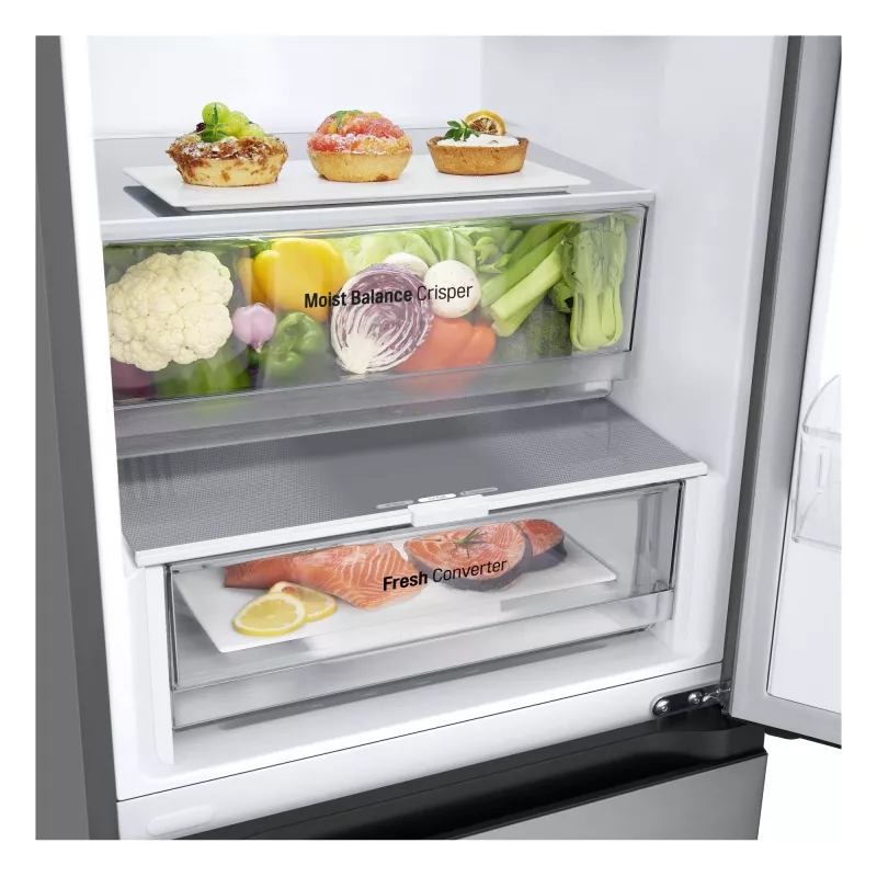 LG GBV3100DPY voľne stojaca 344 L strieborná