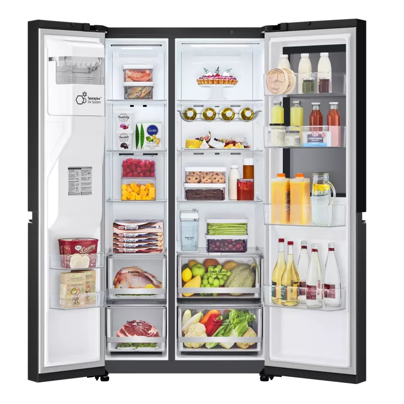LG InstaView GSGV81EPLL Side-by-Side chladnička voľne stojaca 635 L čierna