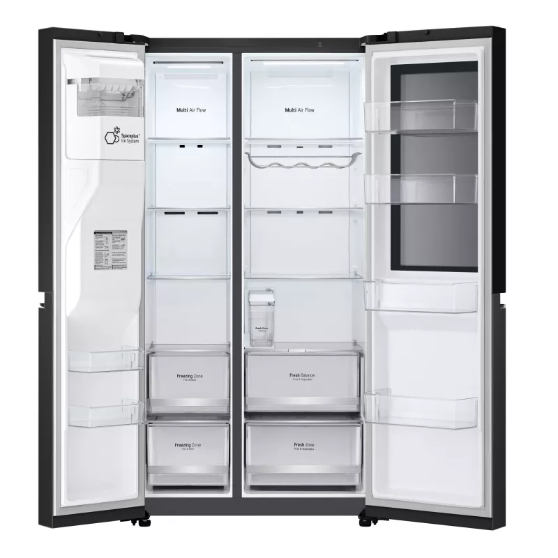 LG InstaView GSGV81EPLL Side-by-Side chladnička voľne stojaca 635 L čierna