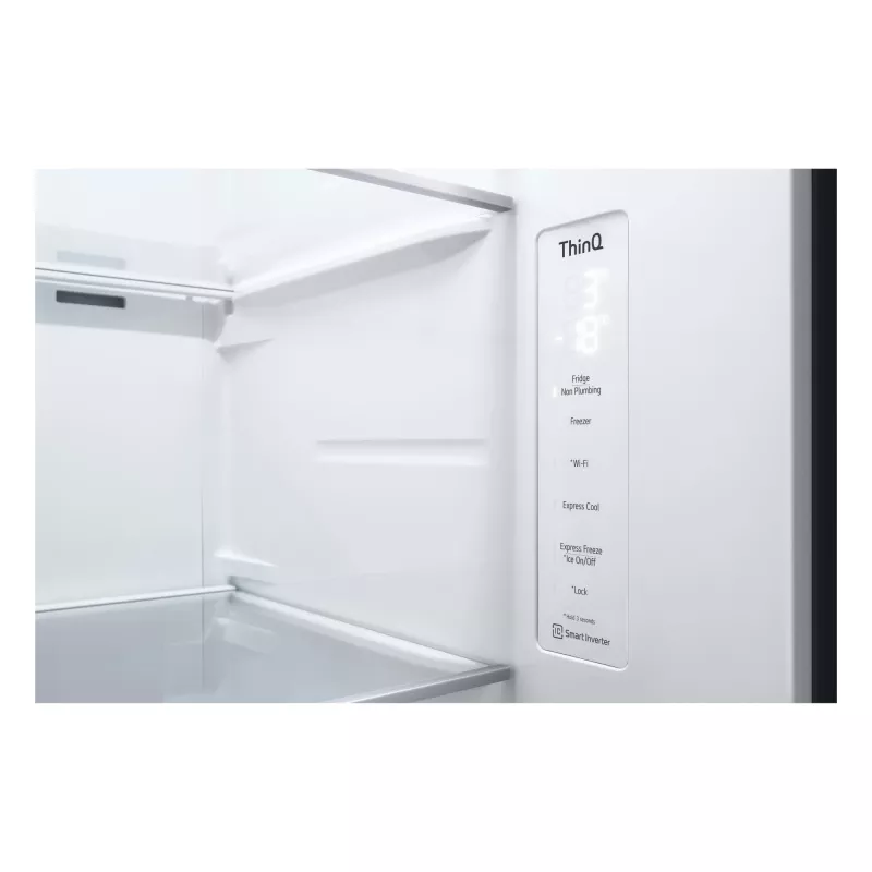 LG InstaView GSGV81EPLL Side-by-Side chladnička voľne stojaca 635 L čierna