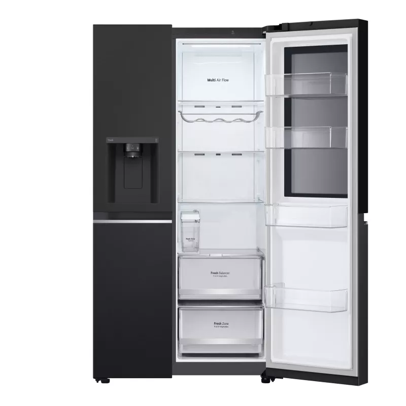 LG InstaView GSGV81EPLL Side-by-Side chladnička voľne stojaca 635 L čierna