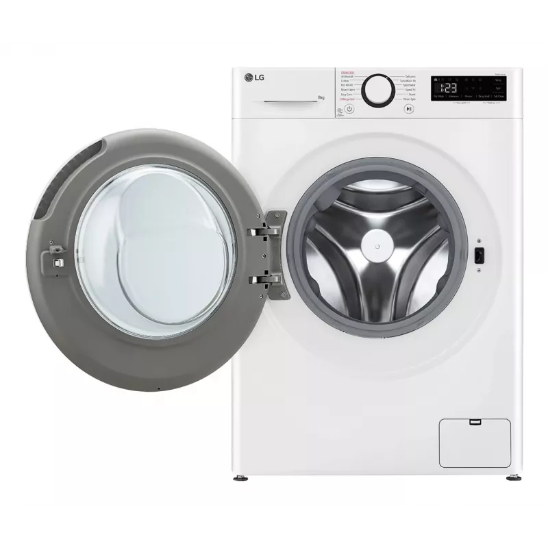 LG F2WR508S0W práčka s predným plnením 8 kg 1160 ot/min čierna, biela