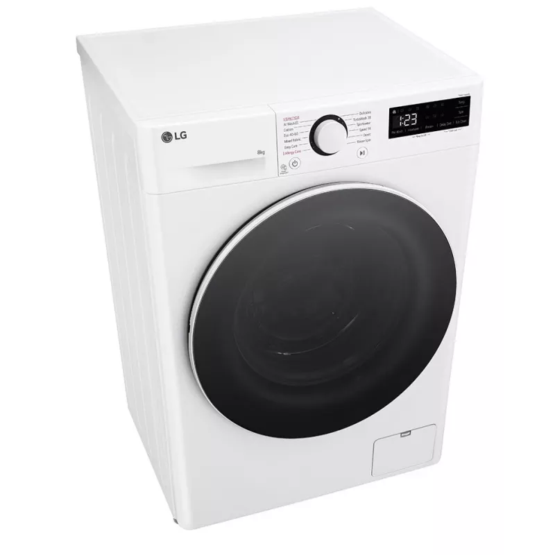 LG F2WR508S0W práčka s predným plnením 8 kg 1160 ot/min čierna, biela