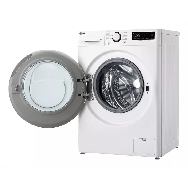 LG F2WR508S0W práčka s predným plnením 8 kg 1160 ot/min čierna, biela