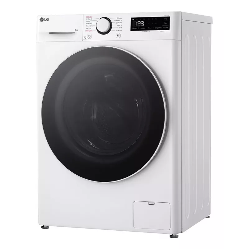 LG F2WR508S0W práčka s predným plnením 8 kg 1160 ot/min čierna, biela