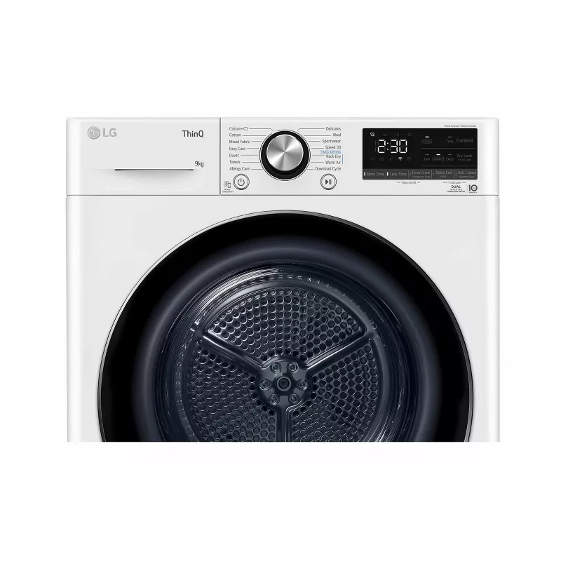 LG RH90V9AV2N sušička bielizne voľne stojaca plnenie spredu 9 kg biela