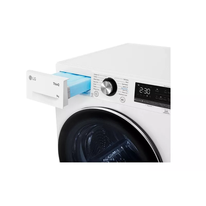 LG RH90V9AV2N sušička bielizne voľne stojaca plnenie spredu 9 kg biela