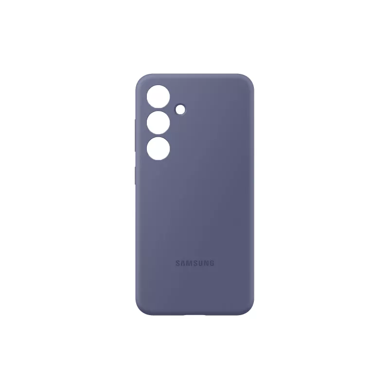 Silikónové puzdro Samsung Galaxy S24 fialová monochromatická