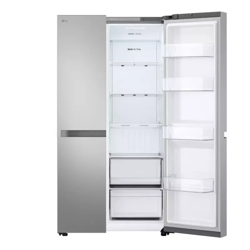 LG NatureFRESH GSBC40PYPE americká chladnička s mrazničkou – Prime Silver – energetická trieda E