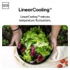LG NatureFRESH GSBC40PYPE americká chladnička s mrazničkou – Prime Silver – energetická trieda E