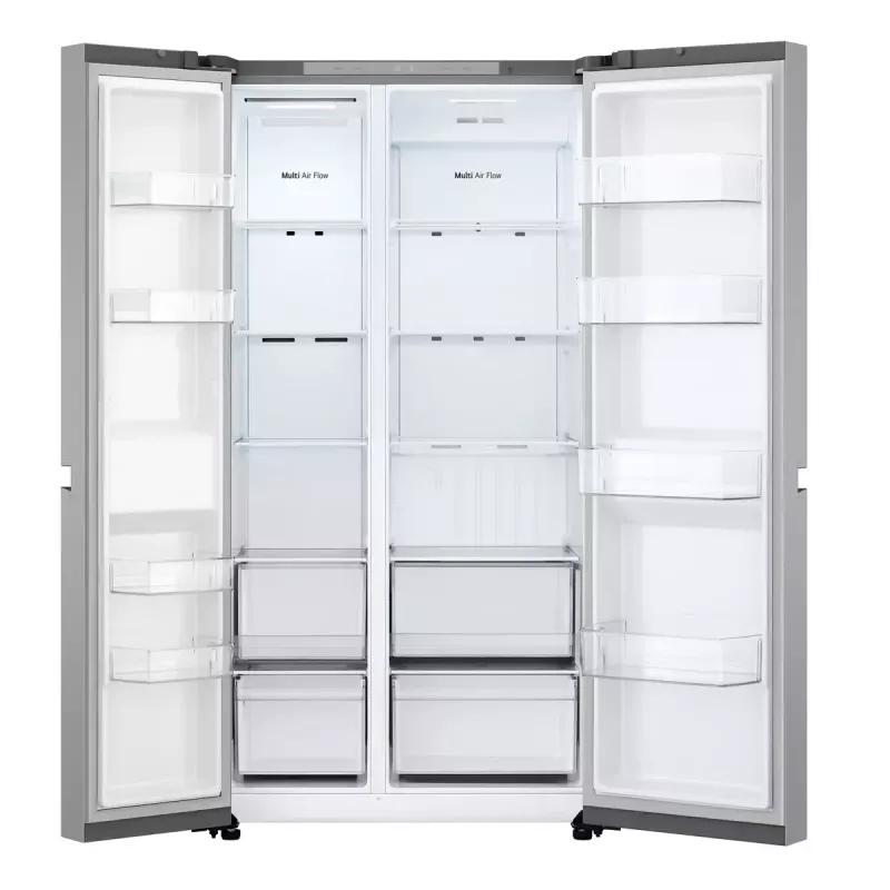 LG NatureFRESH GSBC40PYPE americká chladnička s mrazničkou – Prime Silver – energetická trieda E