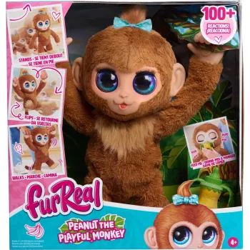FurReal Peanut der verspielte Affe, chlapec/dievča, 4 roky FurReal Peanut der verspielte Affe. Farba produktu: viacfarebná