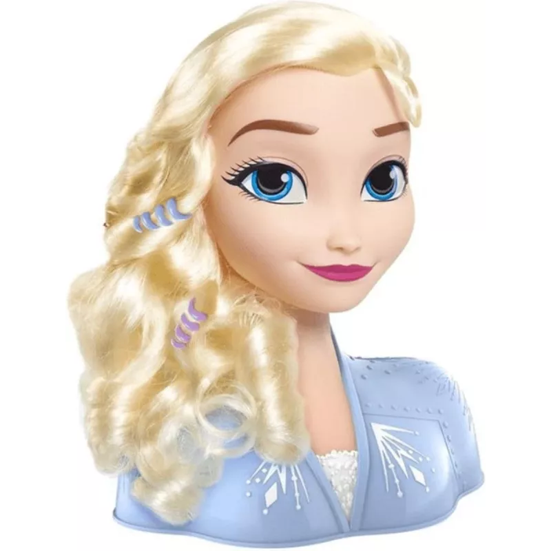 Just Play Disney Frozen 2, make-up/účesová hlava bábiky, ženské, 3 roky, 120 mm, viacfarebná