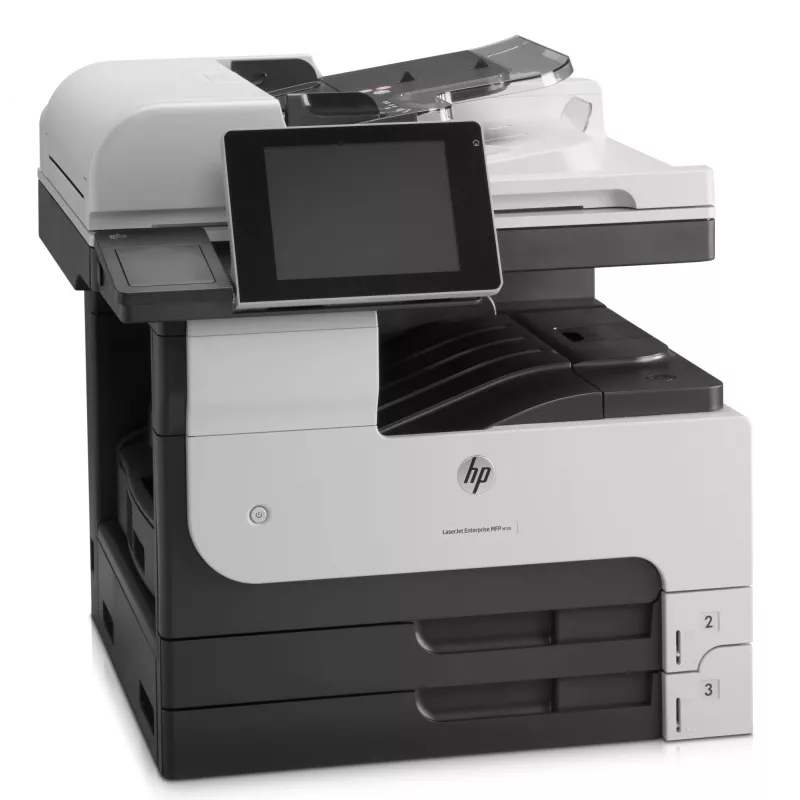 HP LaserJet Enterprise MFP M725dn, laserová, čiernobiela tlač, 1200 x 1200 DPI, A3, priama tlač, čierna, sivá