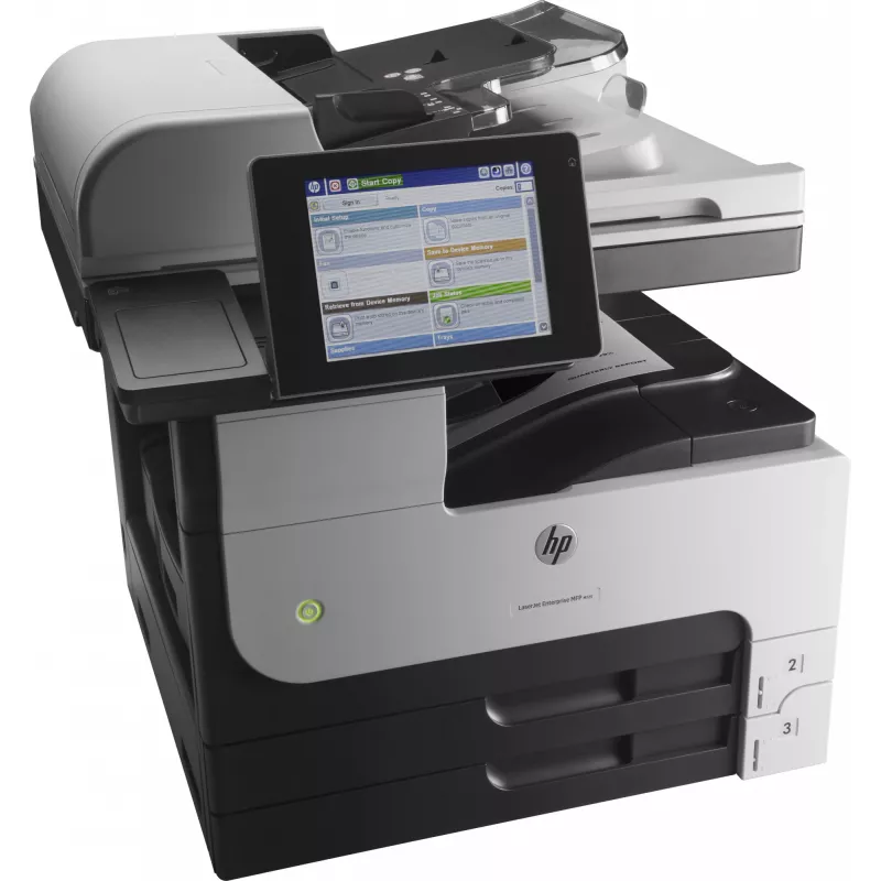 HP LaserJet Enterprise MFP M725dn, laserová, čiernobiela tlač, 1200 x 1200 DPI, A3, priama tlač, čierna, sivá