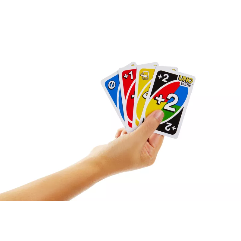 Hry UNO FLIP kartová hra s balíčkom prístupným pre farboslepých pre deti, dospelých a rodinné herné večery