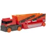 Hot Wheels City Mega Hauler s úložným priestorom pre až 50 áut v mierke 1:64, od 3 rokov