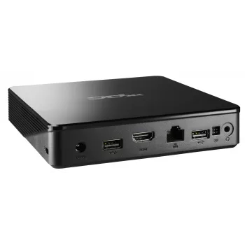 Shuttle XPC nano NS02EV2 Rockchip RK3368 2 GB DDR3L-SDRAM 16 GB eMMC Android 8.1 Nettop Mini PC čierny