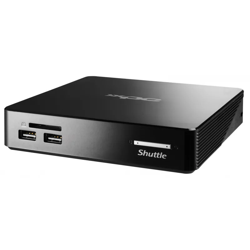 Shuttle XPC nano NS02EV2 Rockchip RK3368 2 GB DDR3L-SDRAM 16 GB eMMC Android 8.1 Nettop Mini PC čierny