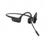 SHOKZ OpenComm2 2025 Upgrade bezdrôtový Bluetooth náhlavný set s kostným vedením pre videokonferencie s USB-C nabíjacím portom | 16 hod. hovoru, 29 m dosah, 1 hod. nabíjanie | S mikrofónom na ramene s potlačením hluku, čierny