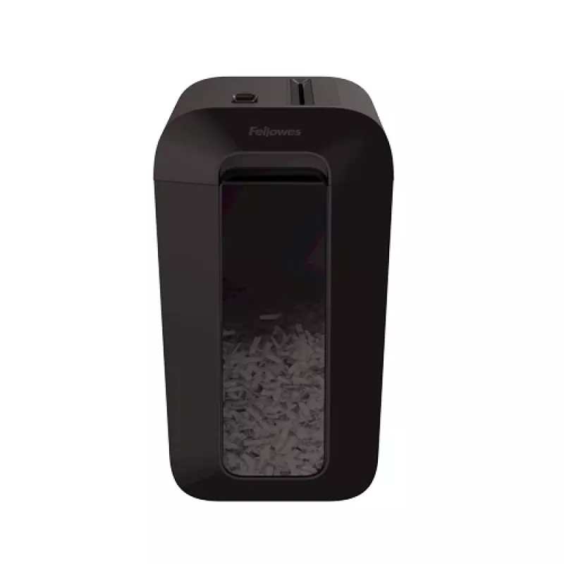 Fellowes LX65 skartovačka krížový rez 4 cm čierna