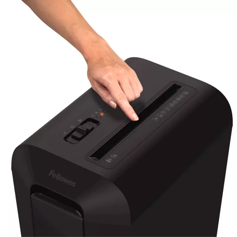 Fellowes LX65 skartovačka krížový rez 4 cm čierna