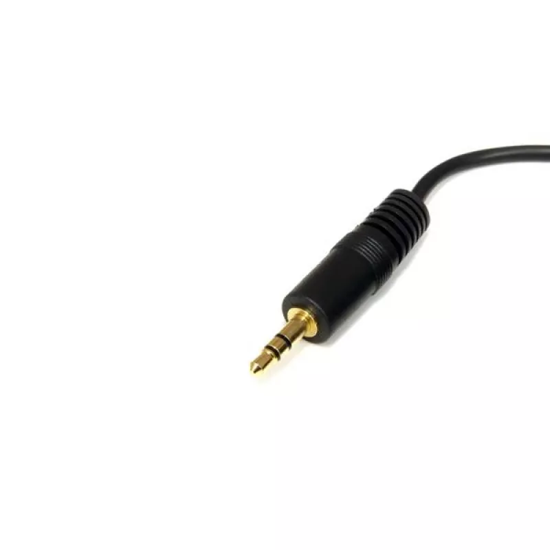 StarTech.com 1,8 m 3,5 mm stereo audio kábel - M/M, 3,5 mm, konektor samec, 3,5 mm, konektor samec, 1,8 m, čierny