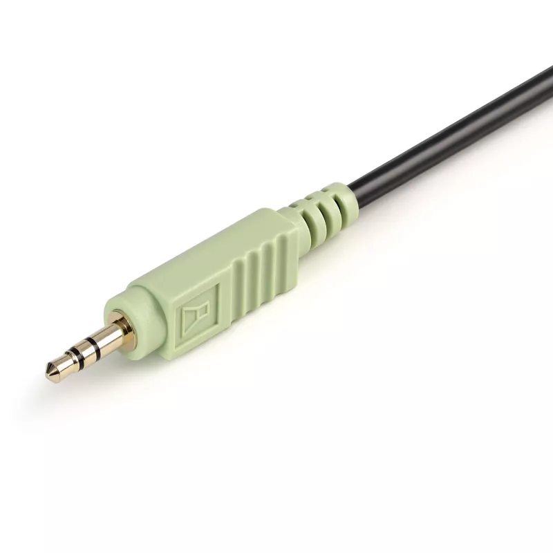 StarTech.com 1,8 m 4-in-1 USB DVI KVM kábel s audiom a mikrofónom