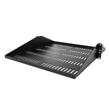 StarTech.com 2U serverová racková polica, stredne montovaná, univerzálna vetraná rackmount cantilever podnos pre 19