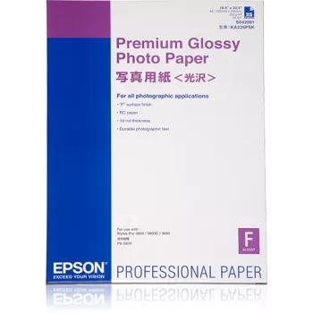 Epson Premium Glossy Photo Paper, DIN A2, 255 g/m², 25 listov