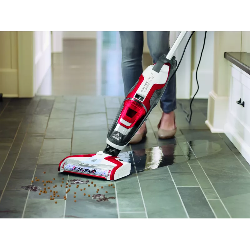Bissell CrossWave Essential tyčový vysávač AC suchý a mokrý bezvreckový 0 l 560 W červená, biela