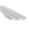 GBC viazacie krúžky MultiBind 14 mm, strieborná, 130 listov, A4, 307 mm, 137 mm, 100 ks