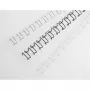GBC viazacie krúžky MultiBind 8 mm, biela, 130 listov, kov, A4, 8 mm, 297 mm