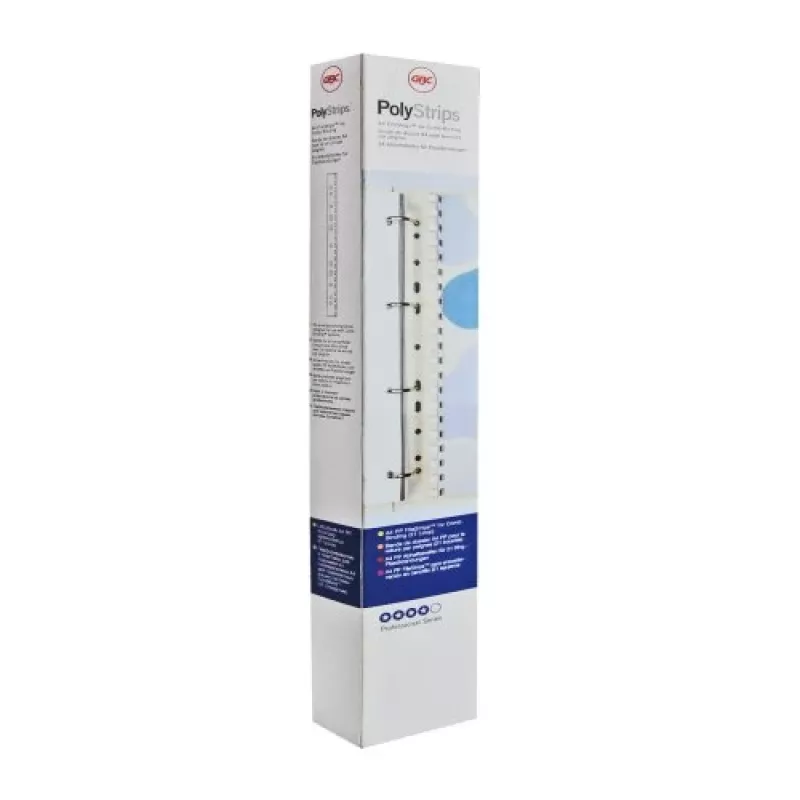GBC Filestrip CombBind PP číra, transparentná, polyvinylchlorid (PVC), A4, 245 g, 100 kusov, Egypt