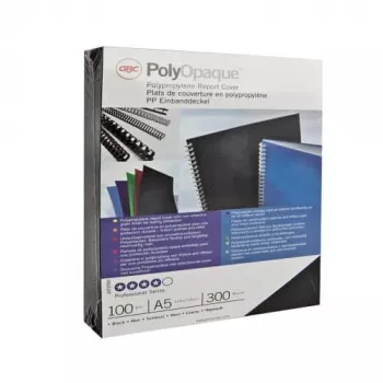 GBC viazacia fólia Poly Opaque A4 300 mikrónov, A4, polyvinylchlorid (PVC), modrá, matná, 0,3 mm, 100 ks