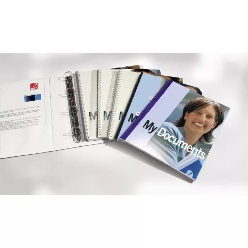 GBC CombBind PVC viazacie hrebene (100), biela, polyvinylchlorid, 237 g, 100 ks, Egypt